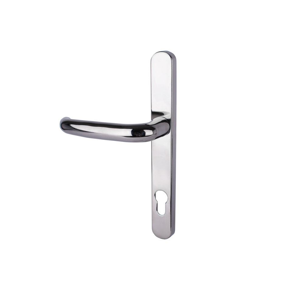 External Door Handles Stainless Steel Black Levers SD Hardware   SOX DH PC 